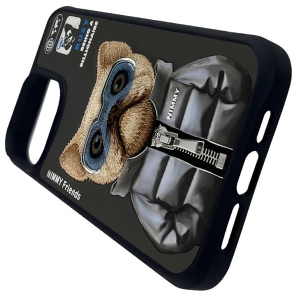 Nimmy iPhone 15 Pro Max Mobilskal Cool & Cute 2.0 Dog - Svart