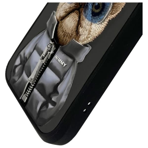 Nimmy iPhone 15 Pro Max Mobilskal Cool & Cute 2.0 Dog - Svart