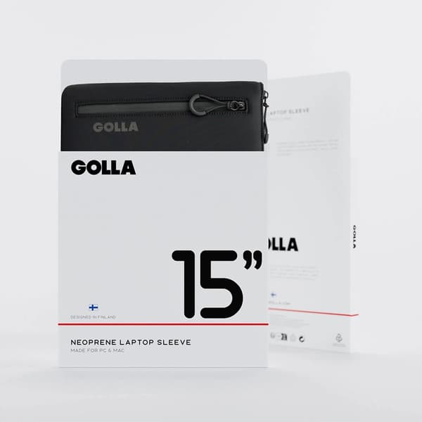 Golla Laptop Sleeve Metro Neoprene 15" - Svart