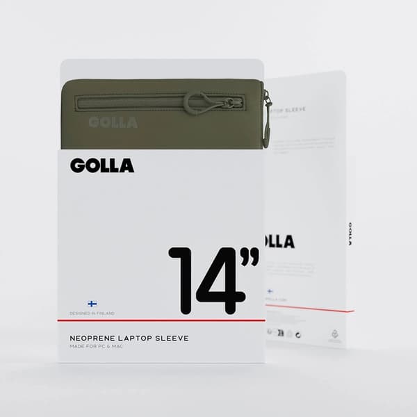 Golla Laptop Sleeve Metro Neoprene 14" - Grön