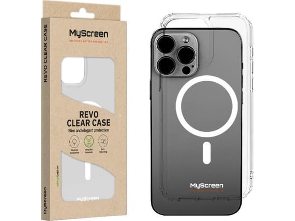 MyScreen Protector Etui do iPhone 15 MyScreen REVO CLEAR CASE MagSafe