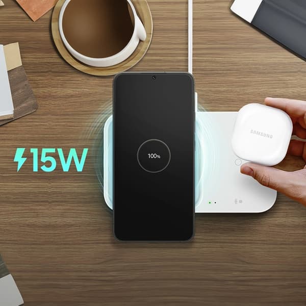 Samsung Trådlös Laddare 15W - Vit