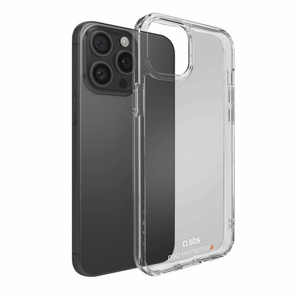 SBS iPhone 15 Pro Max Mobilskal D3O - Transparent