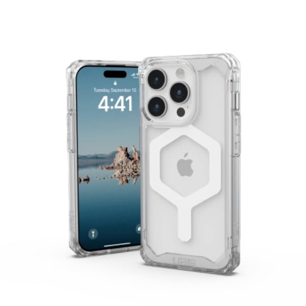 UAG iPhone 15 Pro Mobilskal Magsafe Plyo - Vit