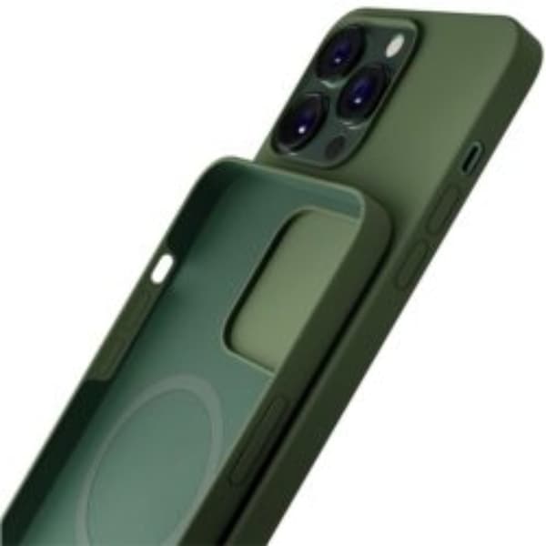 3mk iPhone 13 Pro Max Mobilskal Magsafe Hardy - Grön