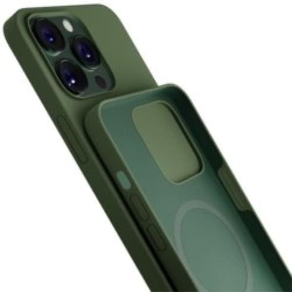 3mk iPhone 13 Pro Max Mobilskal Magsafe Hardy - Grön