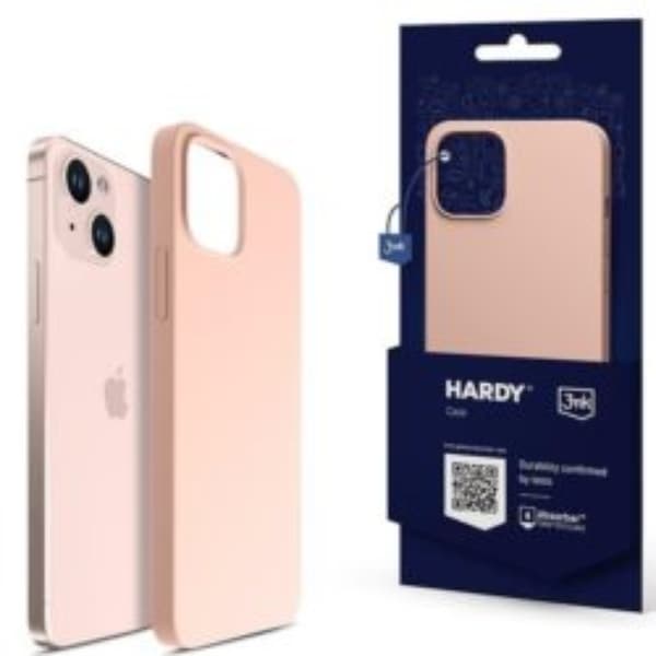 3mk iPhone 13/14/15 Mobilskal Magsafe Hardy - Rosa