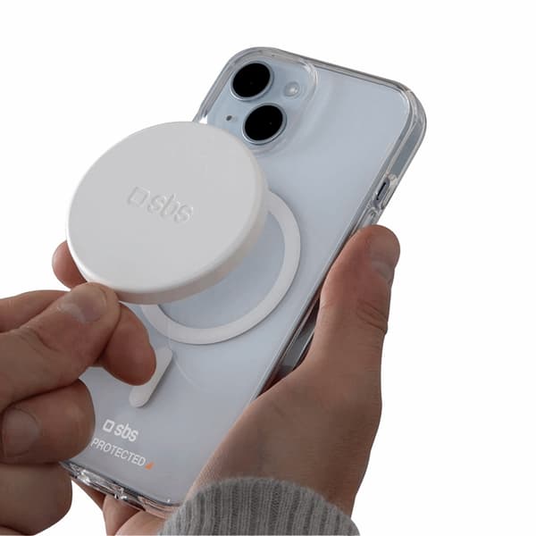 SBS iPhone 15 Mobilskal Magsafe D3O - Transparent