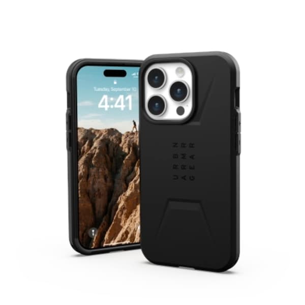 UAG iPhone 15 Pro Mobilskal Magsafe Civilian - Svart
