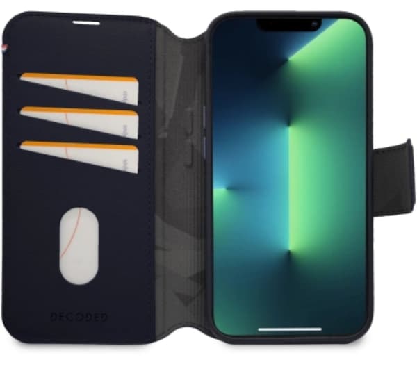 Decoded iPhone 14 Pro Max Plånboksfodral Magsafe Detachable - Navy