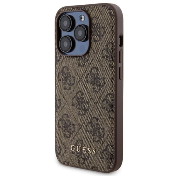 Guess iPhone 15 Pro Mobilskal Med Powerbank 5000mAh Magsafe Metal Logo