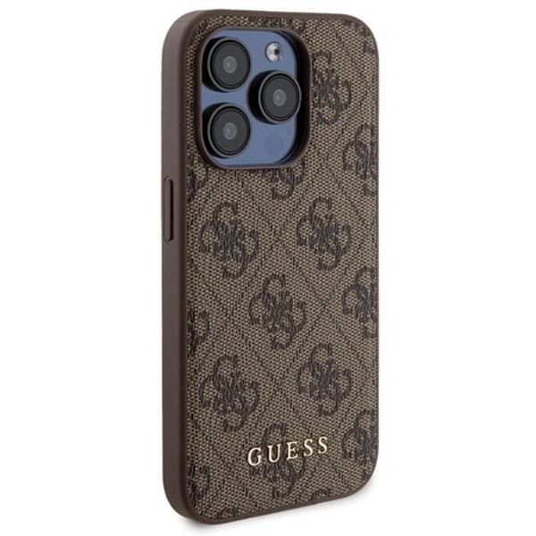 Guess iPhone 15 Pro Mobilskal Med Powerbank 5000mAh Magsafe Metal Logo