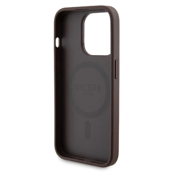 Guess iPhone 15 Pro Mobilskal Med Powerbank 5000mAh Magsafe Metal Logo