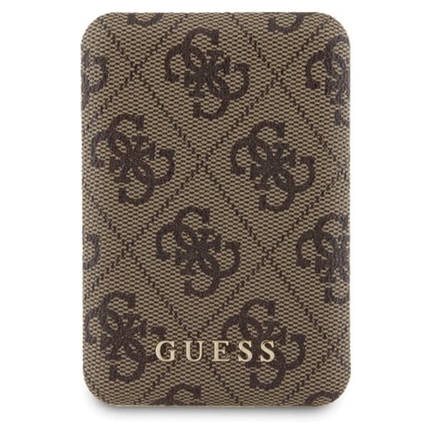 Guess iPhone 15 Pro Mobilskal Med Powerbank 5000mAh Magsafe Metal Logo