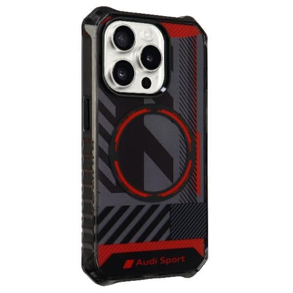 Audi iPhone 15 Pro Mobilskal Magsafe IML Sport - Svart