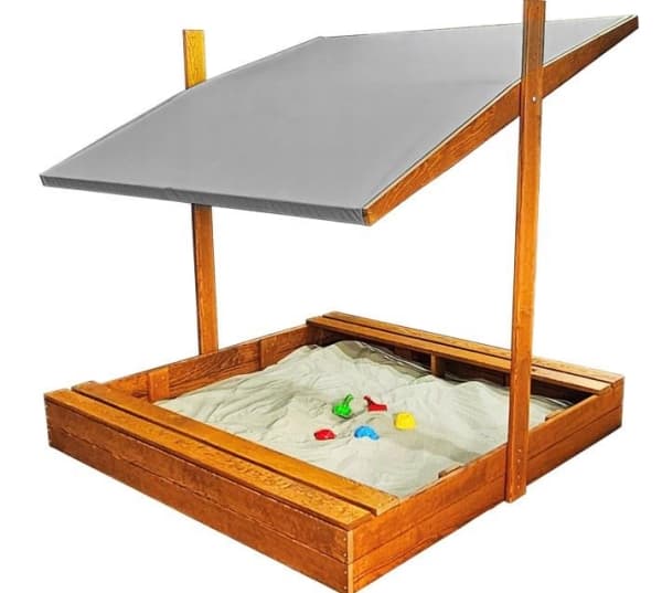 Ikke spesifisert_V Sandkasse120x120cm Med Tak