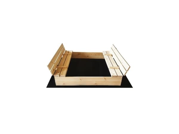 Ikke spesifisert_V Sandkasse140x140cm Brun