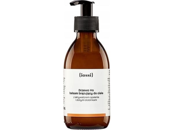 IOSSI_Ho ruskettava vartalovoide, jossa on rusketusaktivaattori ja kultaisia hiukkasia 190ml