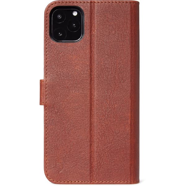 Decoded iPhone 11 Pro Max Fodral Full Grain Leather Detachable Wallet - Brun