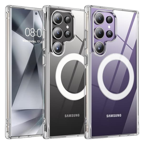 Galaxy S25 ULTRA - Magnetiskt Skal med Stötskydd