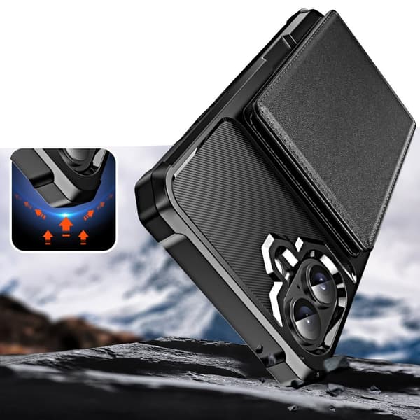 iPhone 16 Plånboksfodral - Slimmat, funktionellt och skyddande