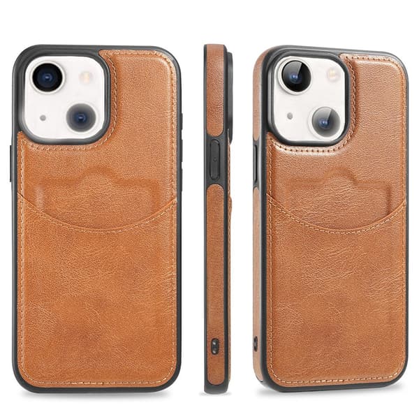iPhone 14 Leman Plånboksfodral - Slimmad design med kortfack