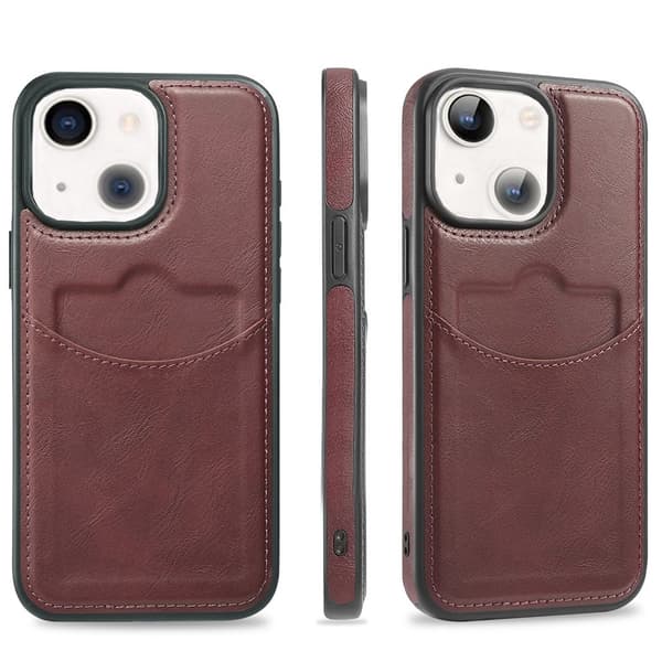 iPhone 14 Leman Plånboksfodral - Slimmad design med kortfack