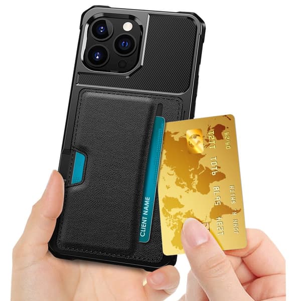 iPhone 15 Pro Wallet Case - Tunt & Smidigt