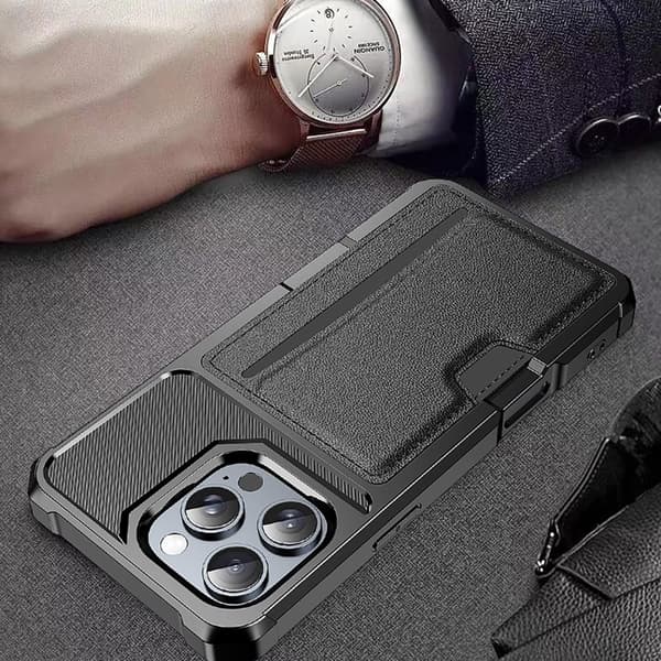 iPhone 15 Pro Wallet Case - Tunt & Smidigt