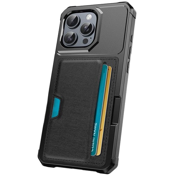 iPhone 15 Pro Wallet Case - Tunt & Smidigt