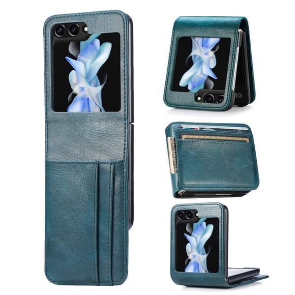 Galaxy Z Flip 6 5G - Stilrent Plånboksfodral med kortfack