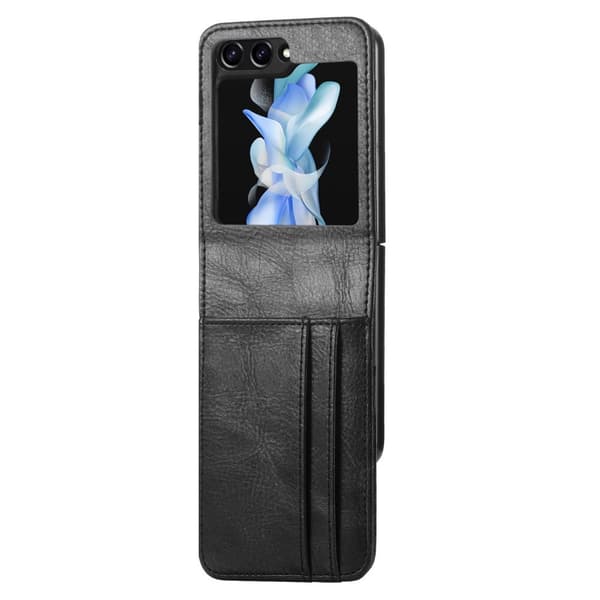 Galaxy Z Flip 6 5G - Stilrent Plånboksfodral med kortfack