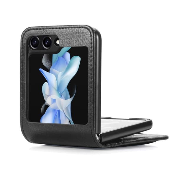 Galaxy Z Flip 6 5G - Stilrent Plånboksfodral med kortfack