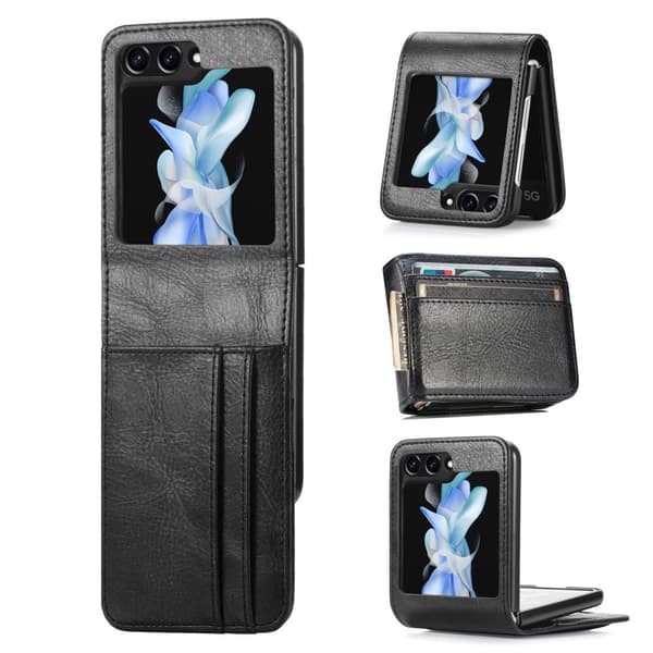 Galaxy Z Flip 6 5G - Stilrent Plånboksfodral med kortfack