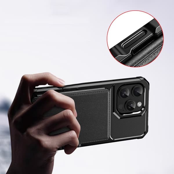 iPhone 12 Mini - Utratunt & Smidigt fodral med Kortfack