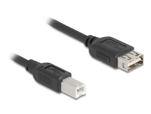Delock USB 2.0-kabel USB Type-B hann til EASY USB Type-A hunn 3 m