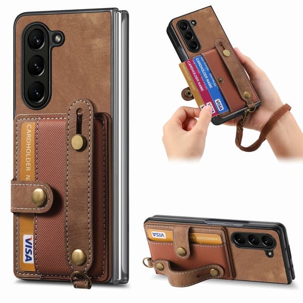 Samsung Galaxy Z Fold 6 - Smart skydd med plånbok & stativ
