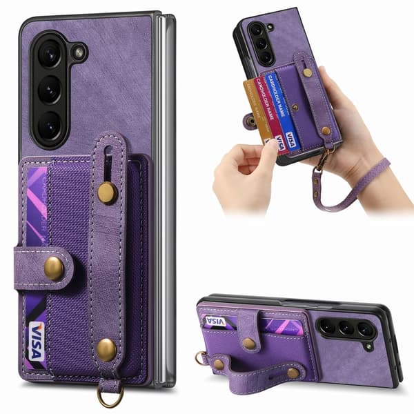 Samsung Galaxy Z Fold 6 - Smart skydd med plånbok & stativ
