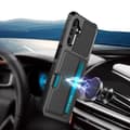Miniatyrbild 10 av 11: Samsung Galaxy A15 - Fodral med Kortfack och Fullt Skydd