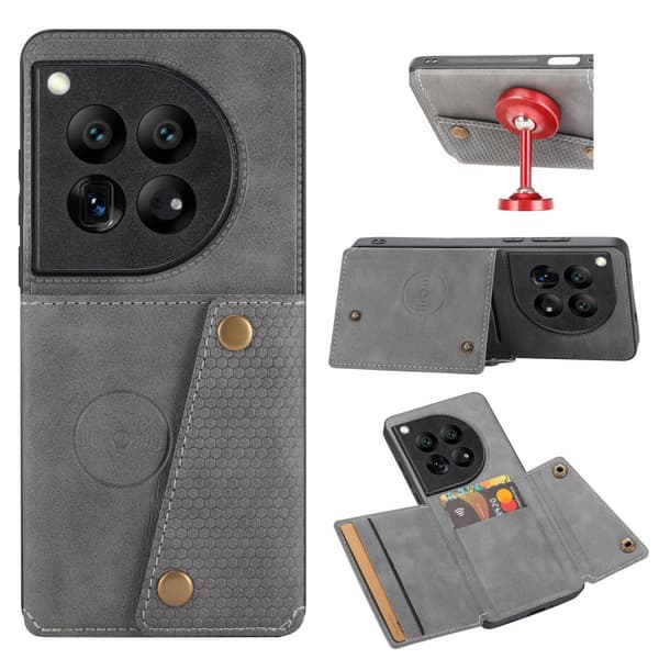 Oneplus 12 Retro Läderfodral - Lyxig Kvalitet i Varje Detalj