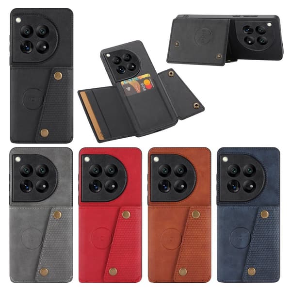 Oneplus 12 Retro Läderfodral - Lyxig Kvalitet i Varje Detalj