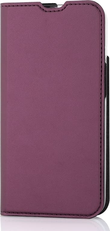 Wave BookCase beskyttelsesetui, iPhone 14, Smoky Sangria
