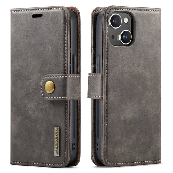 iPhone 13 Plånboksfodral - Retro Design och Multifunktionalitet