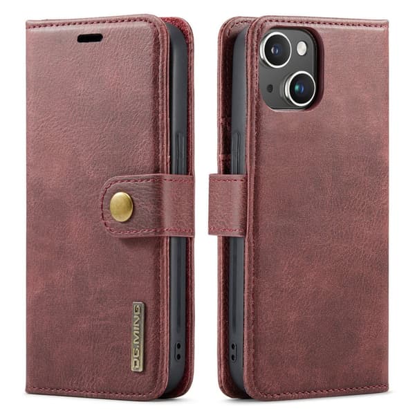 iPhone 13 Plånboksfodral - Retro Design och Multifunktionalitet