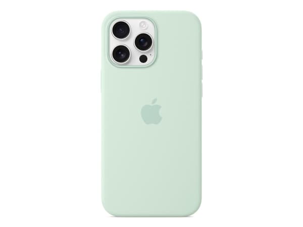 Apple - Baksidesskydd för mobiltelefon - MagSafe-kompatibilitet - silikon - blågrön - för iPhone 16 Pro Max