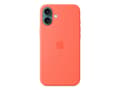 Miniatyrbilde 4 av 5: Apple - Baksidedeksel for mobiltelefon - MagSafe-samsvar - silikon - mandarin - for iPhone 16 Plus