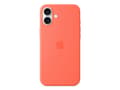 Miniatyrbilde 2 av 5: Apple - Baksidedeksel for mobiltelefon - MagSafe-samsvar - silikon - mandarin - for iPhone 16 Plus