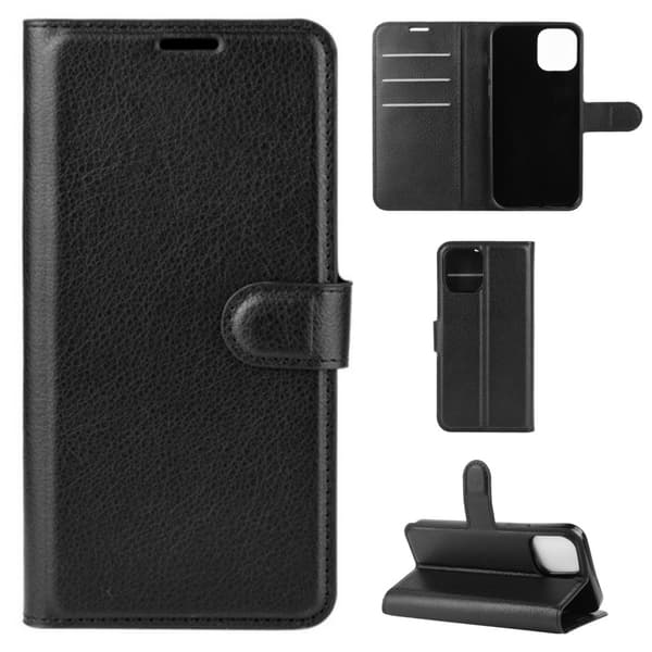 Plånboksfodral Apple iPhone 12 - Svart