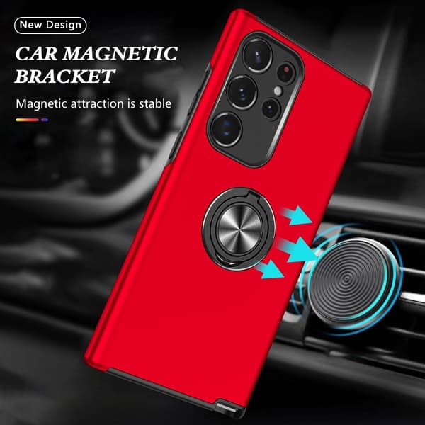 Samsung Galaxy S25 Ultra Fingerring Kickstand Hybrid Taske