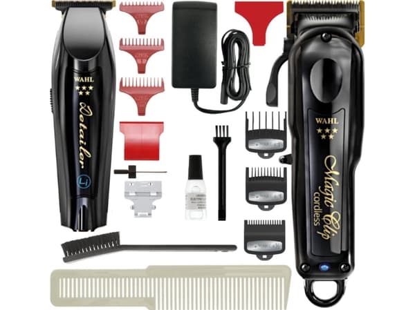WAHL BABRER COMBO JOHDOTON LEIKKURI - MAGIC CLIP JOHDOTON LEIKKURI MUSTA + WAHL DETAILER JOHDOTON TRIMMERI MUSTA